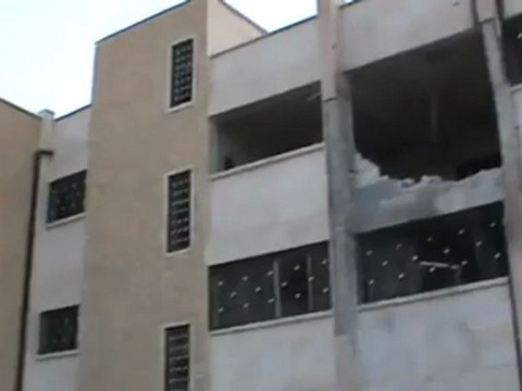 Syria فري برس حلب الاتـــــــــارب اثار القصف الصاروخي على المدينه 26 6 2012 ج3 Aleppo