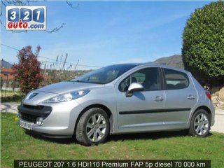 Occasion PEUGEOT 207 SAINT JEAN DE MOIRANS