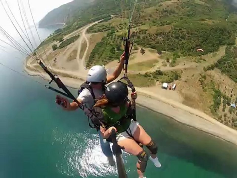 şarköy uçmakdere  yamaç paraşütü uçuşları derya 26 haziran 2012