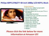 FOR SALE Philips 40PFL3706/F7 40-inch 1080p LCD HDTV, Black