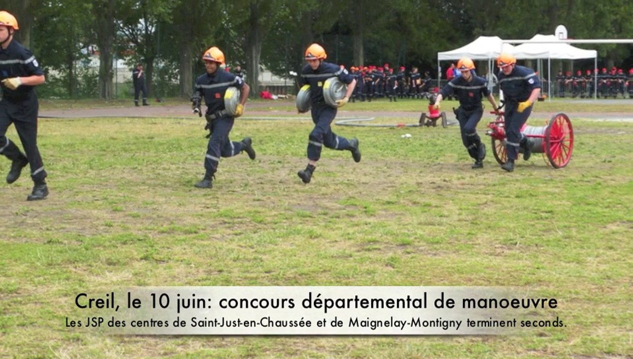 Saint-Just-en-Chaussée et Maignelay-Montigny: les jeunes sapeurs-pompiers rois des manoeuvres