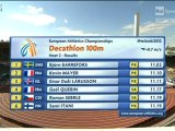 2012 european championships Helsinki, 100m deca heat 1