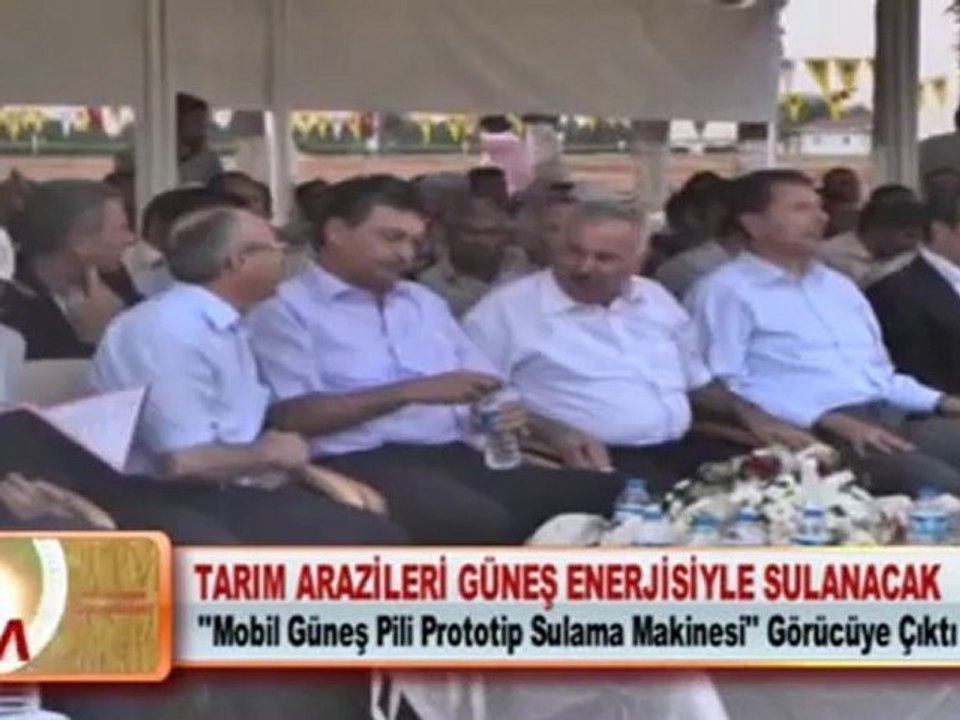 TARIM ARAZİLERİ GÜNEŞ ENERJİSİYLE SULANACAK
