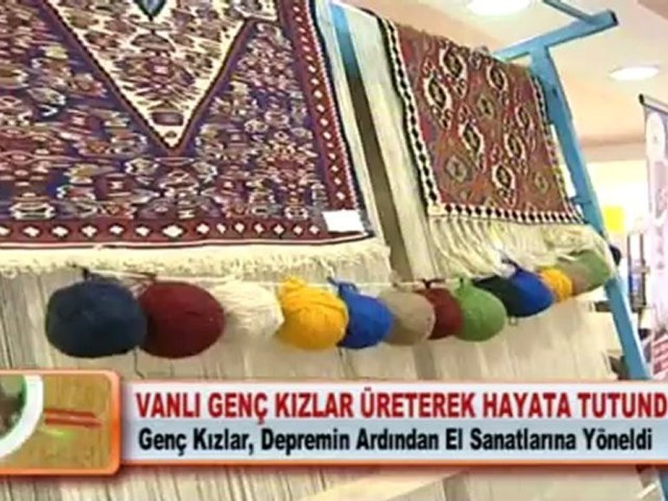 VANLI GENÇ KIZLAR ÜRETEREK HAYATA TUTUNDU