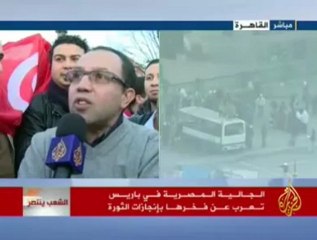 الجالية المصرية في باريس تعرب عن فخرها بإنجازات الثورة