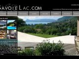 Location Lac d'Annecy Sevrier maison 12 personnes de haut standing piscine vue lac et montagne