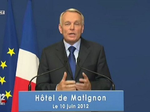 Discours de Jean-Marc Ayrault après le 1er tour des législatives
