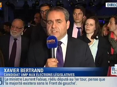 Xavier Bertrand parle à l'ensemble des électeurs comme il le fait à chaque élection