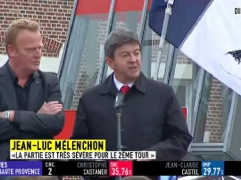 Mélenchon éliminé à Hénin-Beaumont