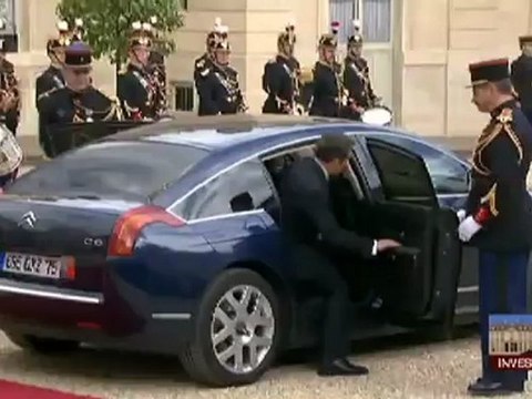 Nicolas Sarkozy quitte l'Elysée
