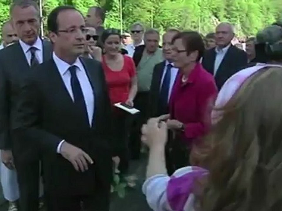 Les adieux d'Hollande à la Corrèze