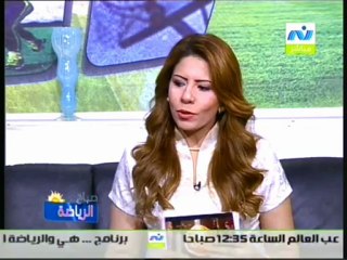 محمد محمود عفيفى مع الاعلاميه سها ابراهيم فى صباح الرياضه