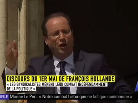 Hollande fustige la fête du vrai travail de Sarkozy