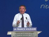 Discours de François Bayrou sur la moralisation de la vie publique
