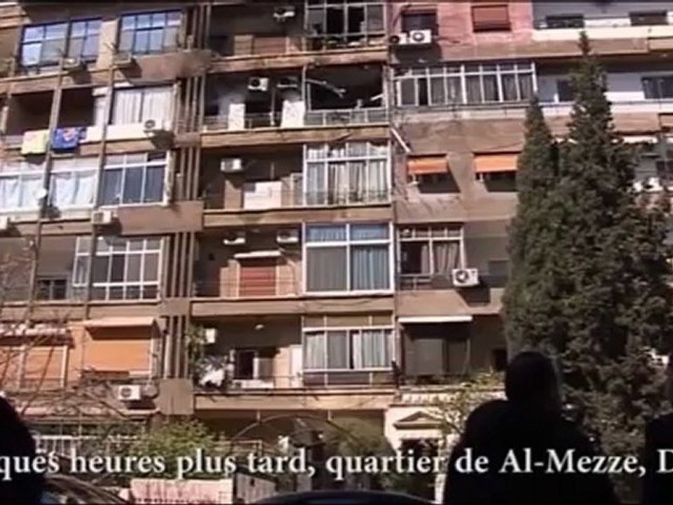 Echanges de tirs à Damas