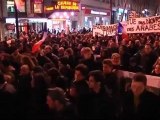 Marche silencieuse à Paris en l'honneur des victimes