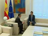 Rajoy recibe en Moncloa al presidente del PNV para analizar la situación económica