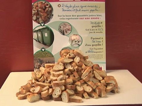 Opération « Sensibilisation des collégiens au gaspillage du pain » SERD 2011 (Picardie)