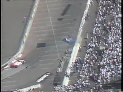 CART Long Beach 1996 Big crash Moore Fitipalldi