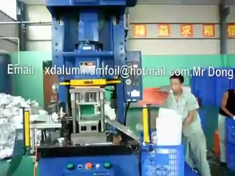 how it_s made -household _disposable aluminum foil container