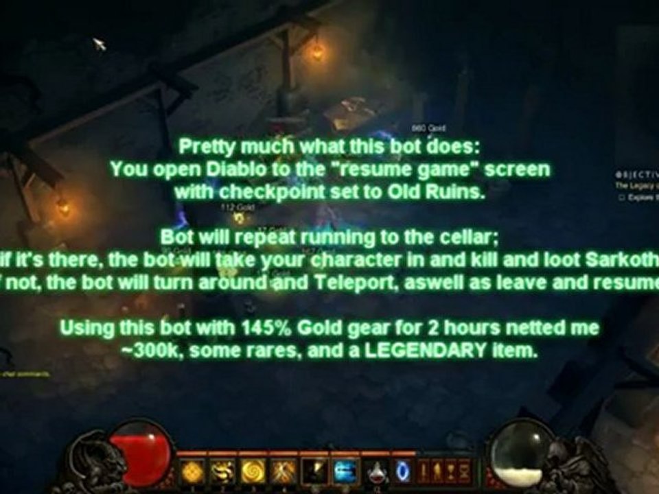 [UNDETECTED] DIABLO 3 350K+ in 2 HOURS! Hack LEGENDARY + GOLD FARMING BOT.