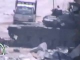 Syria فري برس حمص دبابة مدفعية تقصف على المصور 27 6 2012 Homs