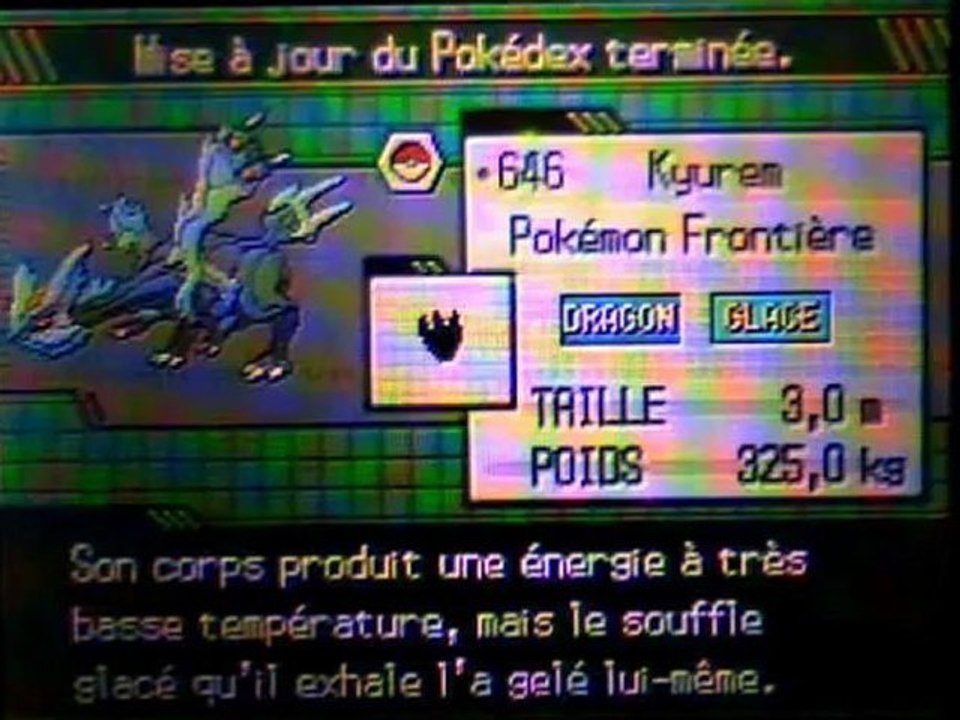 kyurem pokemon noir