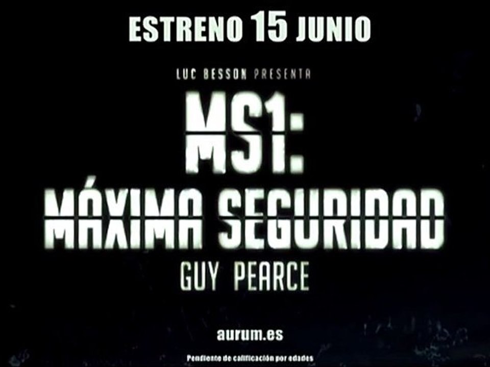 MS1 - Máxima Seguridad Spot3 HD [10seg] Español