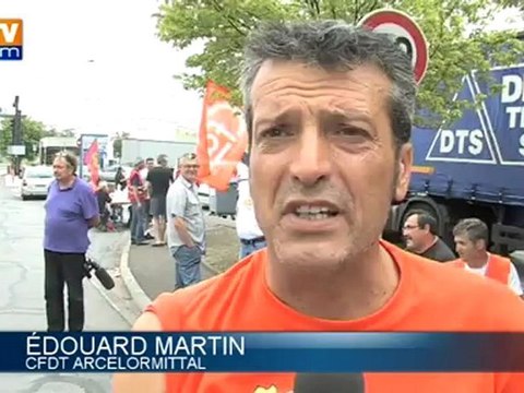 ArcelorMittal : l’usine à nouveau bloquée par des salariés