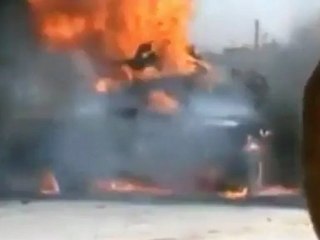 Syria rebels attack regime tank.