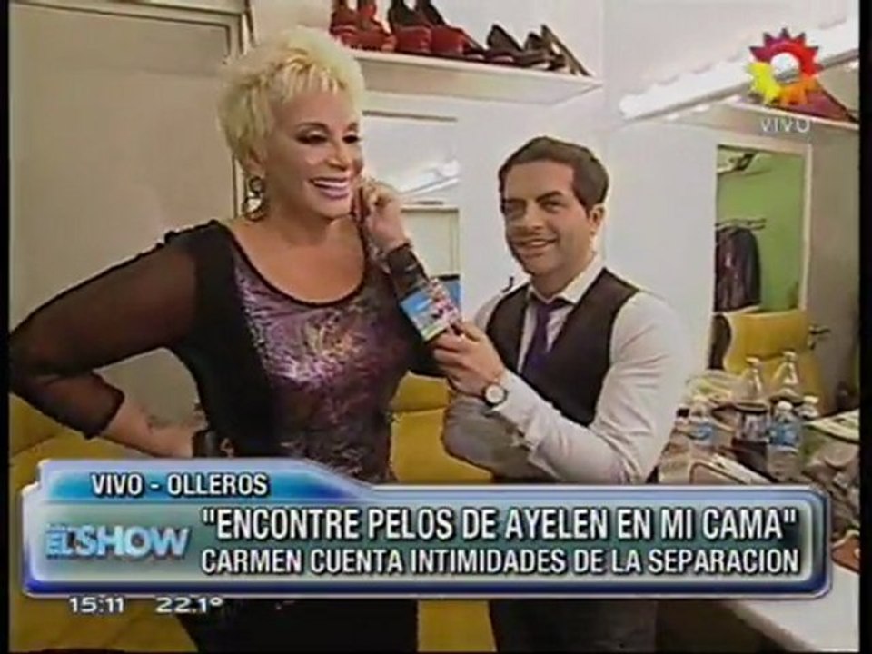 Carmen Barbieri indignada "Encontré pelos de Ayelén Paleo en mi cama matrimonial"