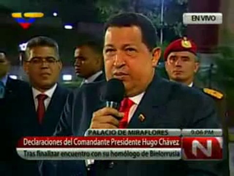 (VÍDEO) Palabras del Presidente Chávez con periodistas en Miraflores 26.06.2012 2/3