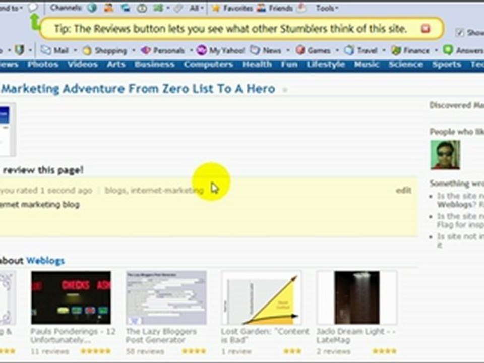 32 - How To Stumble Your Website