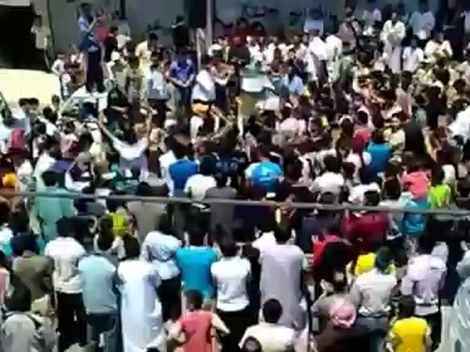 Syria فري برس ادلب معرة حرمة صباحية الاربعاء تنديدا بالمواقف الدولية27 6 2012 Idlib