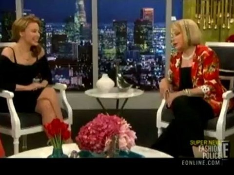 Kylie Minogue - interview - E! Fashion Police (06.22.2012) part 2/2