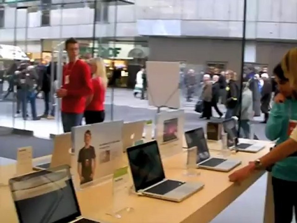 Apple retail store münchen / munich - preview 04.12.2008