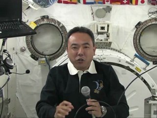 [ISS] Satoshi Furukawa Talks to Hospitalized Children In Japan