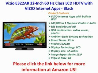[REVIEW] Vizio E322AR 32-Inch 60 Hz Class LCD HDTV with VIZIO Internet Apps - Black