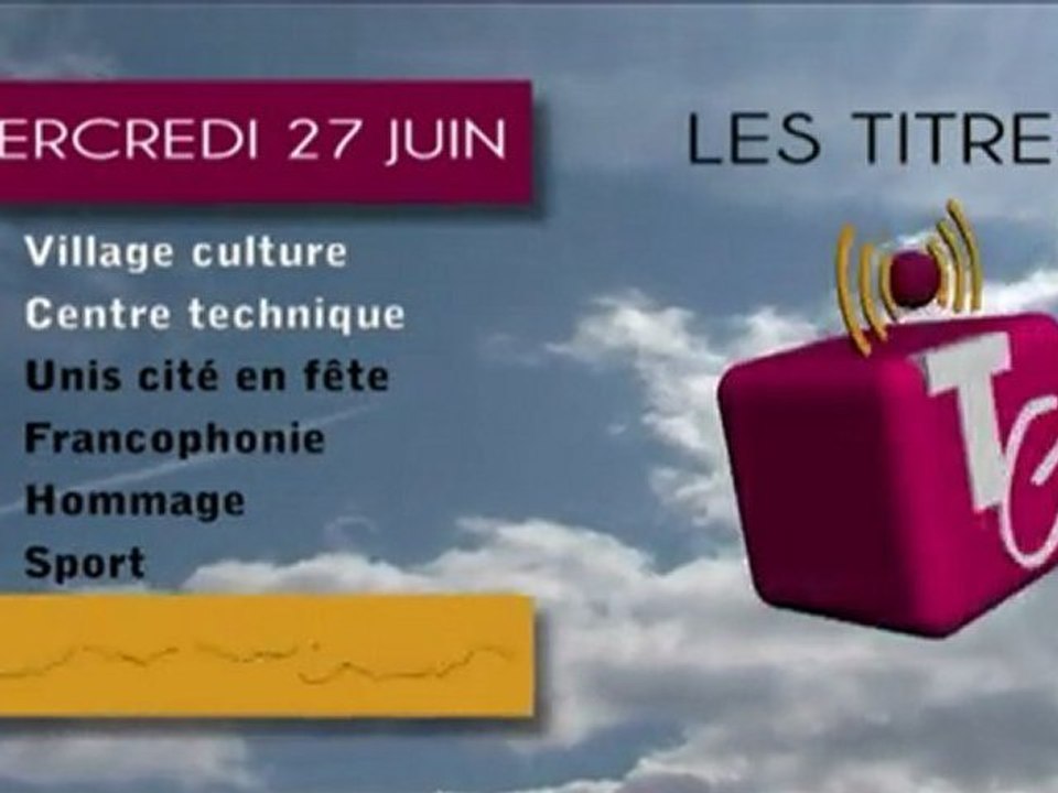 Journal du mercredi 27 juin Télé Gohelle