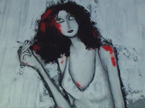 L'artiste peintre Lydi expose ses toiles au Jardin en Ville à Carcassonne jusqu'à la fin du mois d'août: