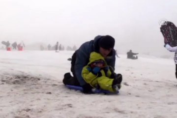 Çocuklarda kar sevinci