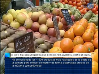 El Corte Inglés diseña una estrategia de precios para abaratar la cesta de la compra