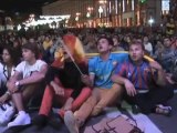 Spanien-Fans zittern beim Public Viewing in Kiew