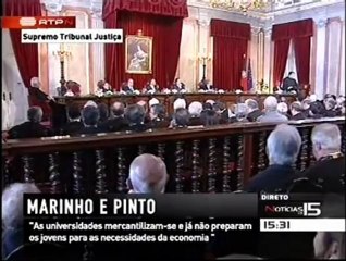 Dr. Marinho Pinto sobre a corrupção política, em 2011