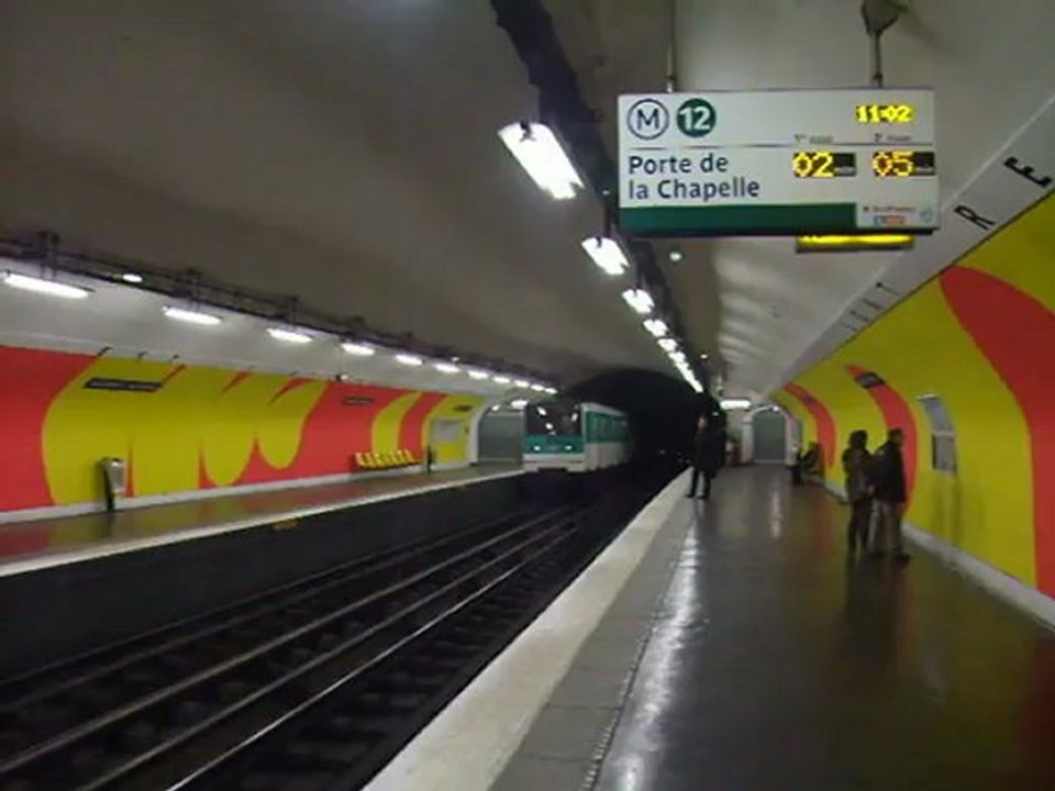 station de métro assemblée nationale novembre 2009