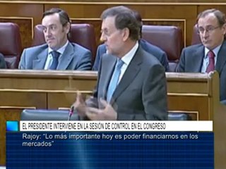 Rajoy: "Lo más importante hoy es poder financiarnos en los mercados"