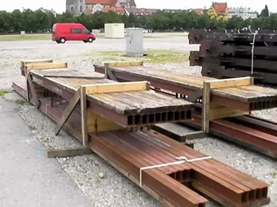 Video Aufbau Oktoberfest 20.07.2009