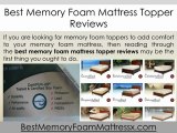 Best Memory Foam Mattress Topper Reviews -- Wake up to ...