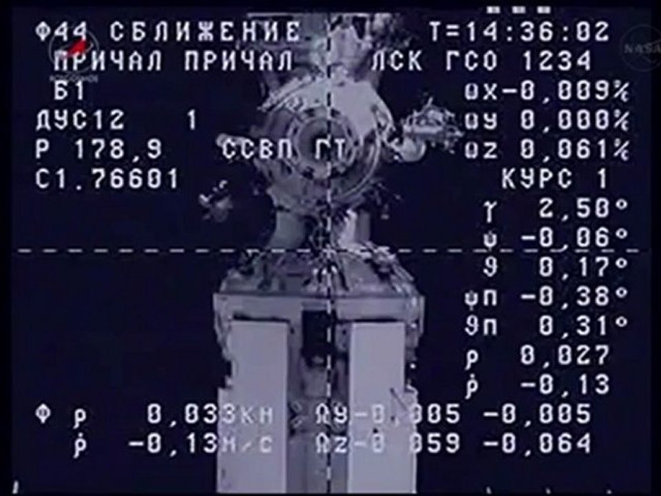 [ISS] Progress 45 (M-13M) Docks to ISS
