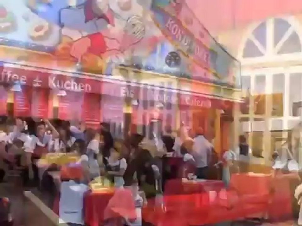 Bodos cafézelt auf dem oktoberfest